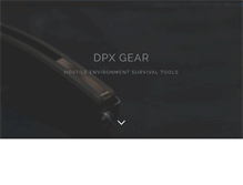 Tablet Screenshot of dpxgear.com